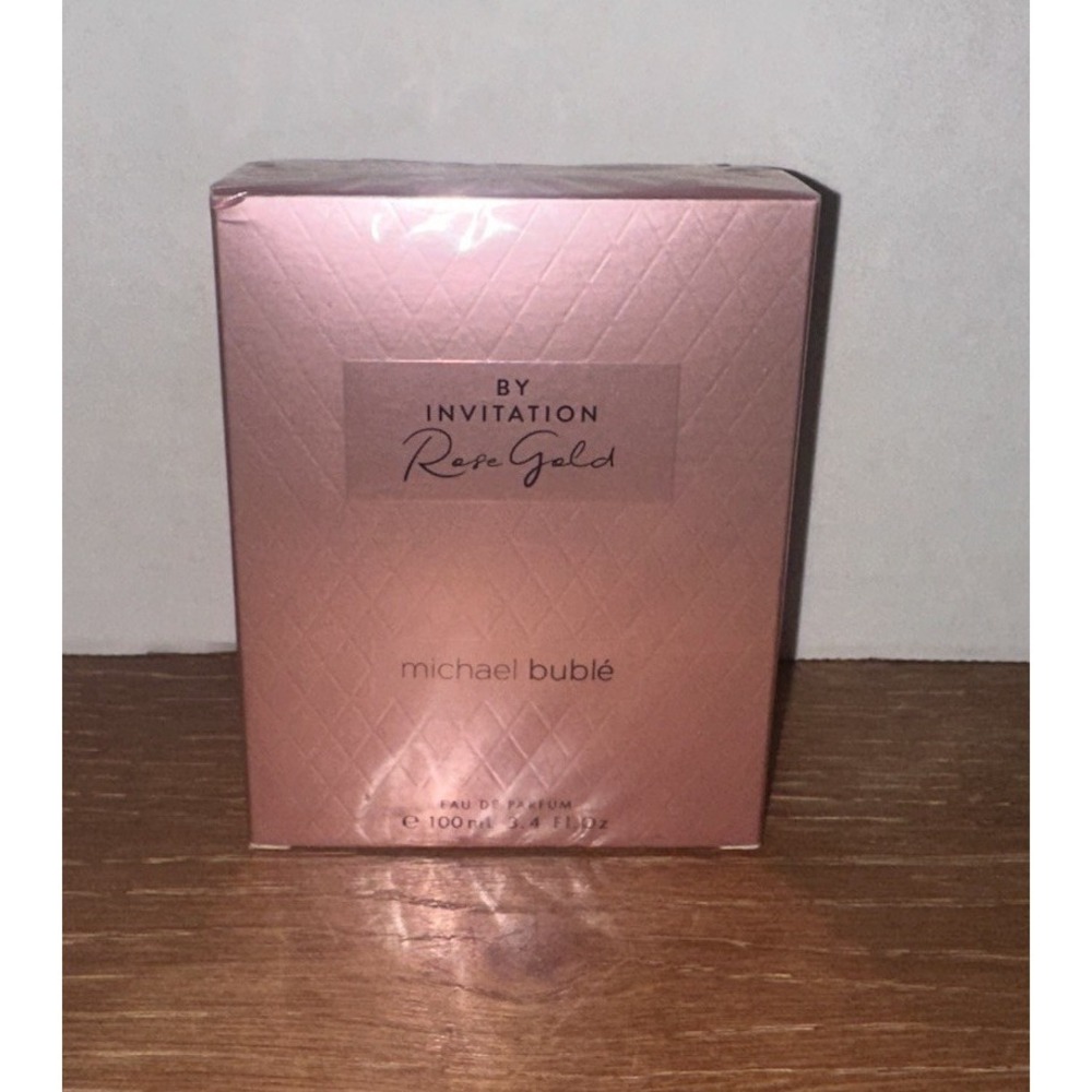 Michael Buble by Invitation Rose Gold  EDP 3.4 oz New  SEALED  Eau De Parfum